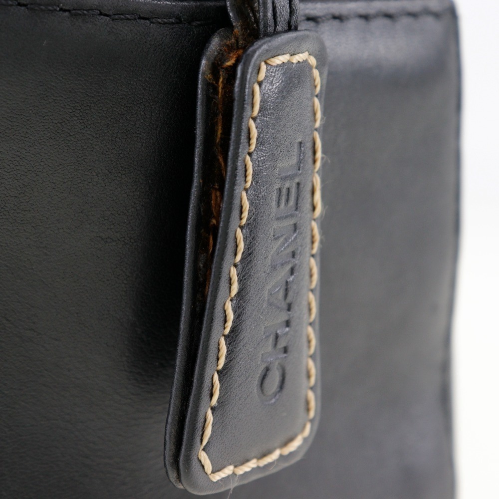 CHANEL Black Logo Bag - Picture 10 of 11